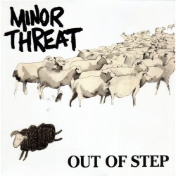 MINOR THREAT "Out Of Step" LP (Dibujo marrón).