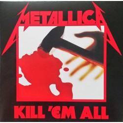 METALLICA "Kill'Em All" LP Remastered 2016.