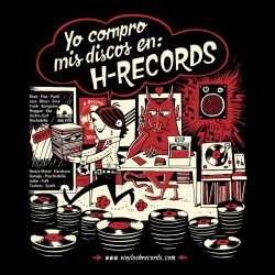 CAMISETA H-RECORDS "Yo Compro Discos" 2020.