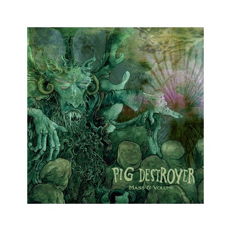 PIG DESTROYER "Mass & Volume" LP Color.
