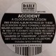 ACCIDENT "A Clockwork Accident" LP.