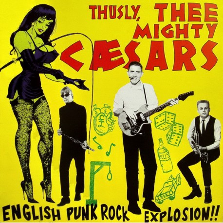 MIGHTY CAESARS "English Punk Rock Explosion!!" LP.