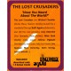 LOST CRUSADERS "Have You Heard About The World?" LP.