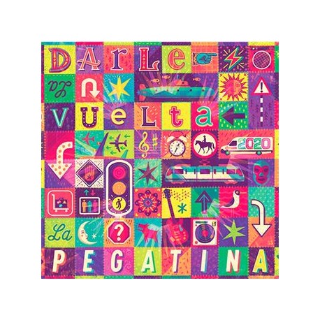 LA PEGATINA "Darle La Vuelta" LP Color + CD.