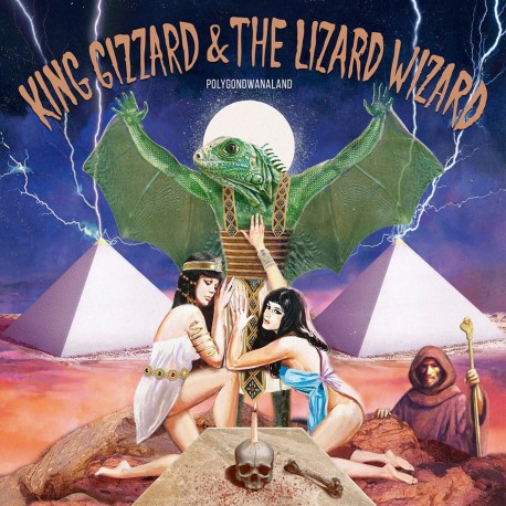 KING GIZZARD AND THE LIZARD WIZARD "Polygondwanaland" LP Color Clear & Red.