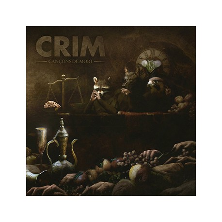 CRIM "Cançons De Mort" LP Color Gold Sparkle.