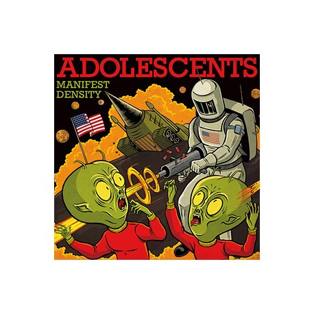 ADOLESCENTS "Manifest Density" LP Color Gold.
